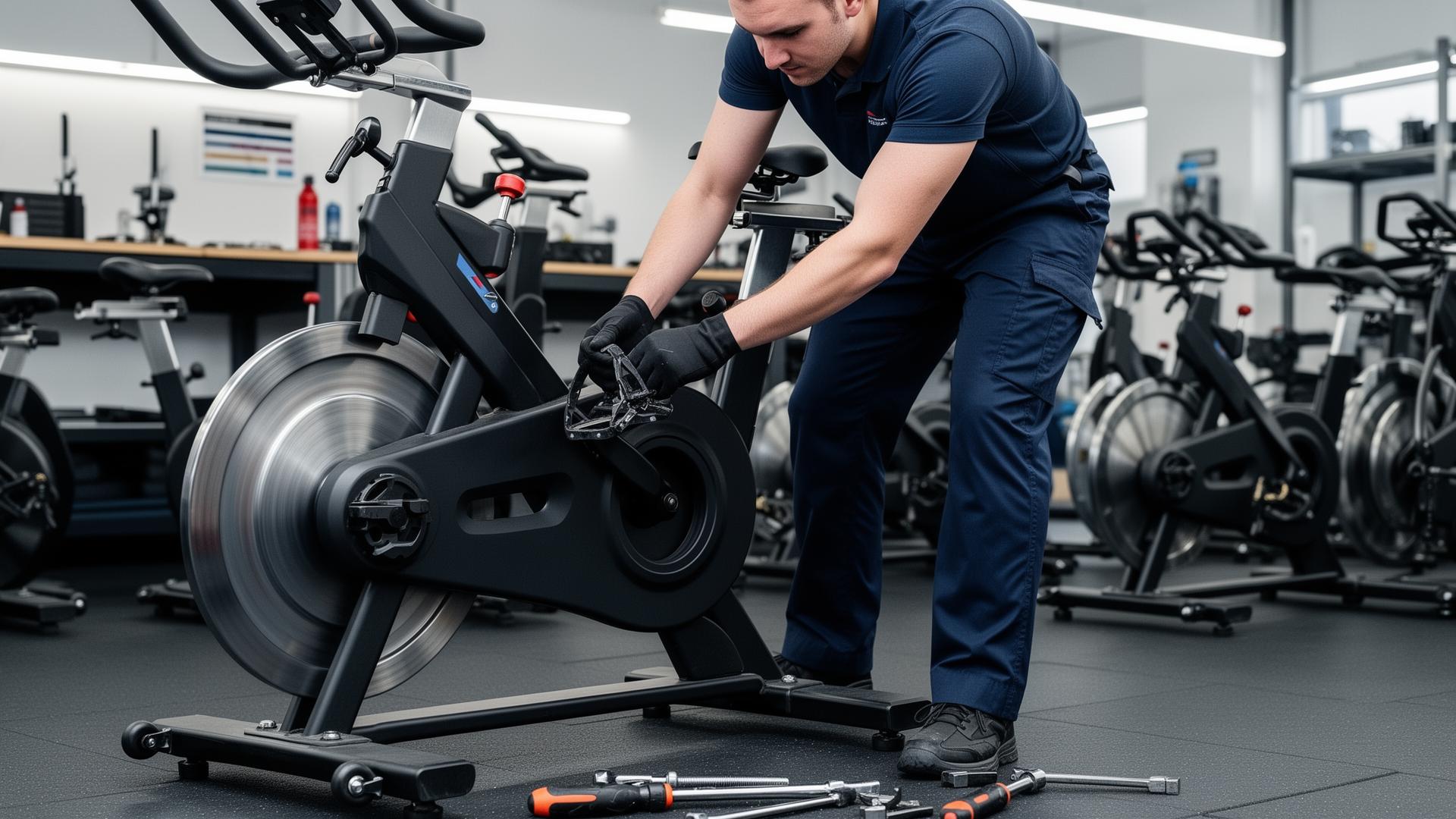 Spinningfiets onderhoud - professionele service en smering